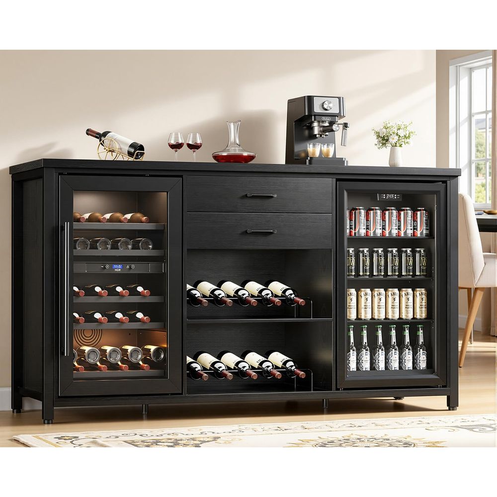 大型コービーバーキャビネット、2つのリッジスペース付き、長さ - Home Bar And Cabinet のレビューと価格