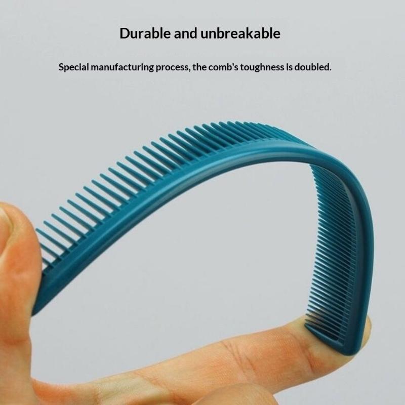 プロ用理髪細目ヘアカットコーム、帯電防止、フラットヘッド、軽 - Home Barber のレビューと価格