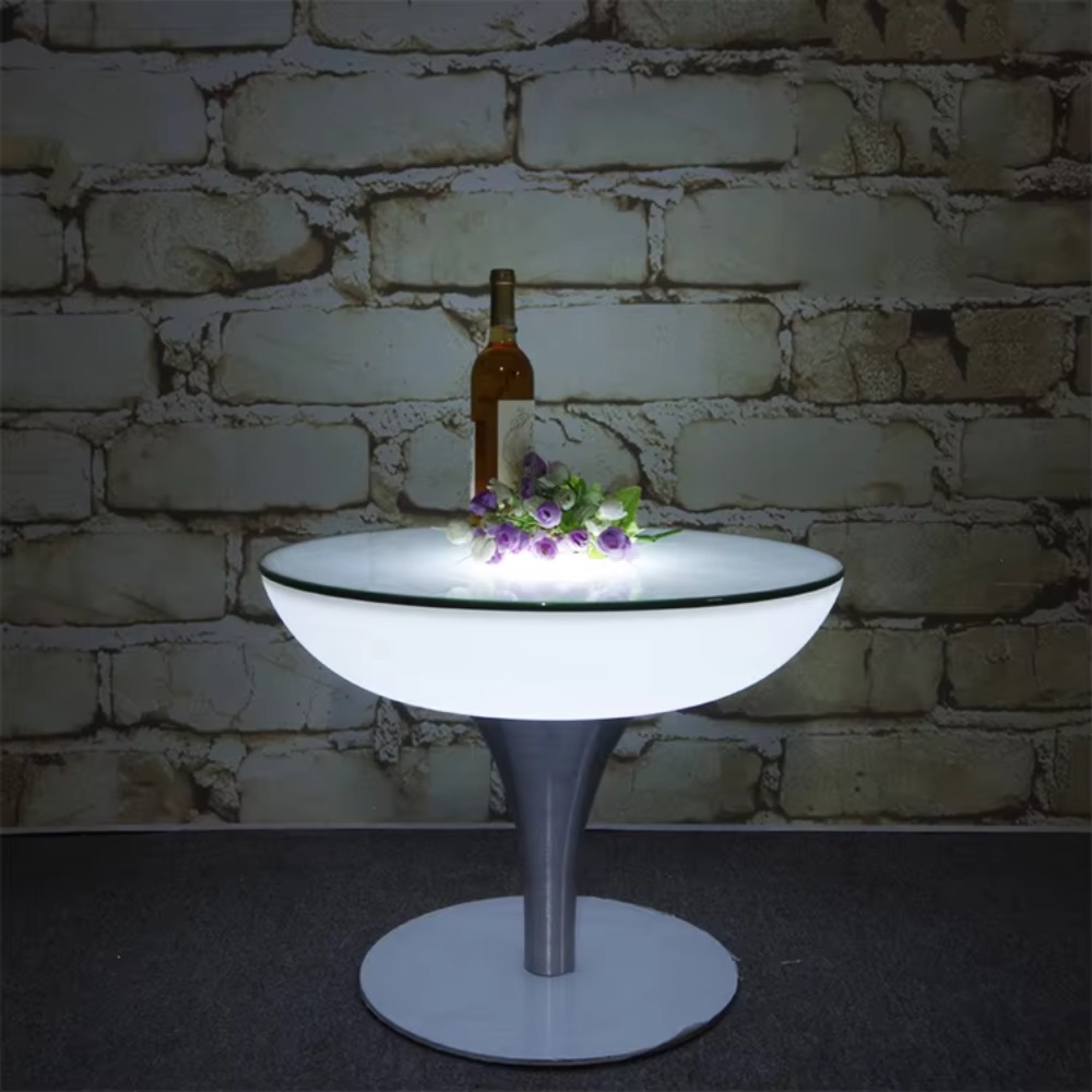 LEDライトテーブル RGBカラーチェンジ照明付きシーシャテ - Home Bar Lounge のレビューと価格