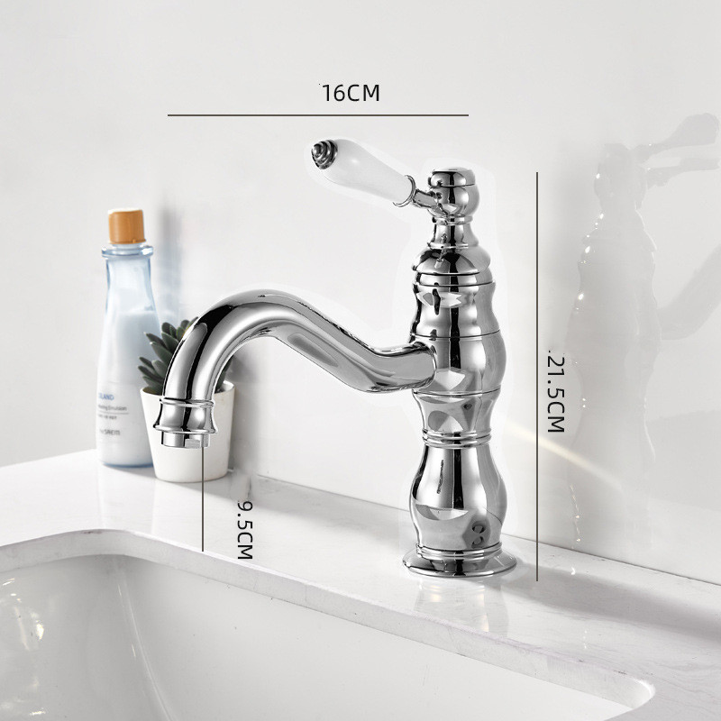 真鍮製洗面台蛇口ヨーロッパスタイル浴室シンクタップ洗面器蛇口 - Home Bar Sink のレビューと価格