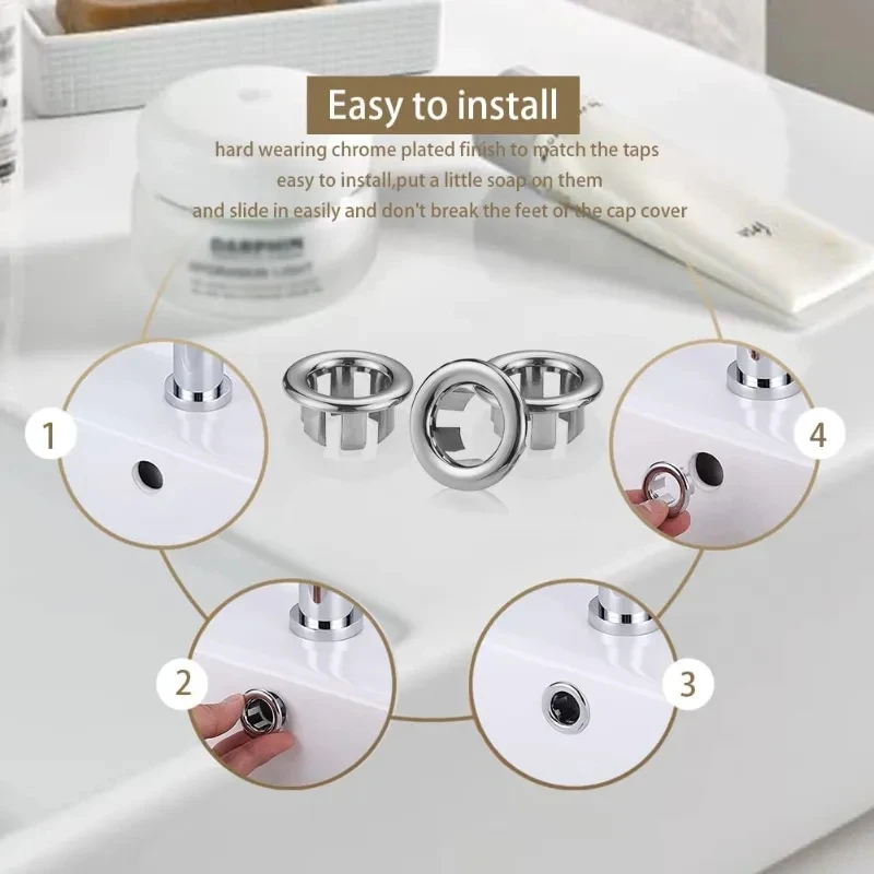 4個入りプラスチック製洗面台、キッチンシンクオーバーフロー穴 - Home Bar Sink のレビューと価格