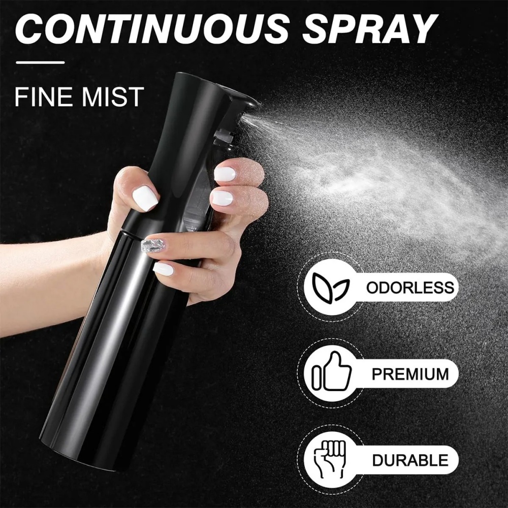 再利用可能な高圧スプレーボトル、メイクアップ、ヘアスタイリン - Home Barber のレビューと価格