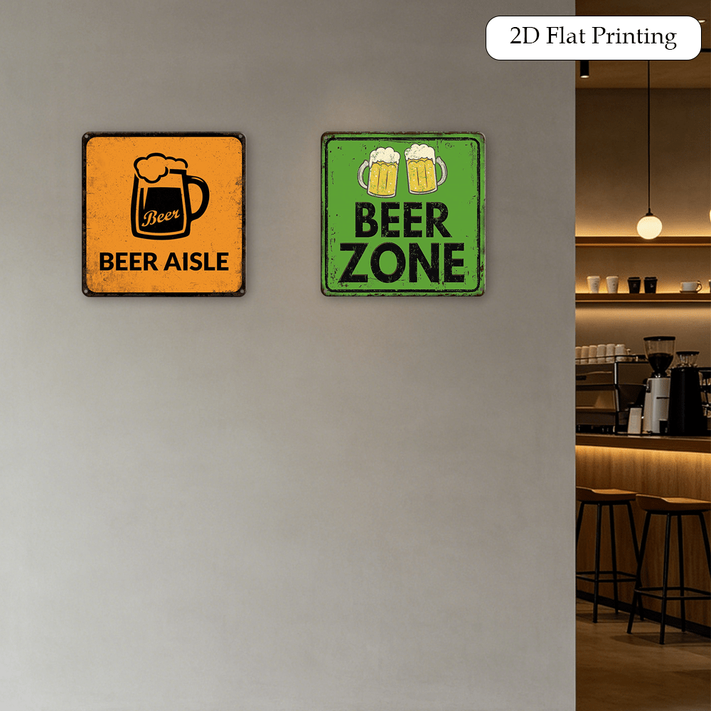 2パック ヴィンテージビールマグ ビール通路ゾーン バー装飾 - Home Bar Lounge のレビューと価格