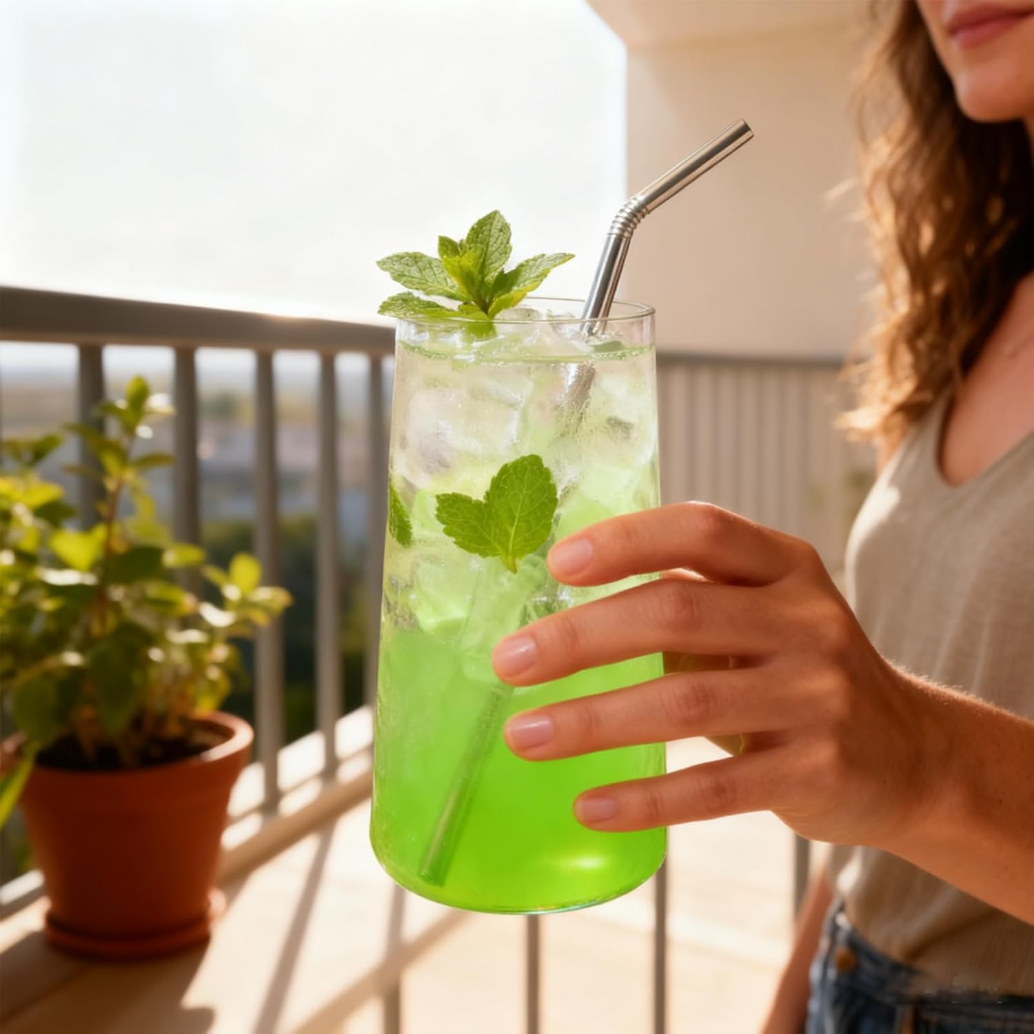 ドリンクグラス6個セット、18.3オンス/543mlの大型ウ - Highball Glass Set のレビューと価格