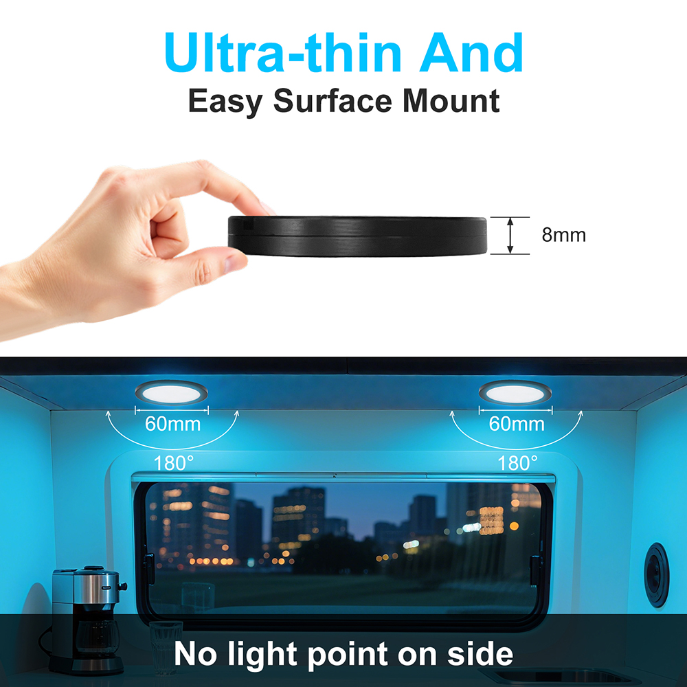 1/2/4/6灯 RGB LED キャビネット下照明 5V  - Home Bar And Cabinet のレビューと価格