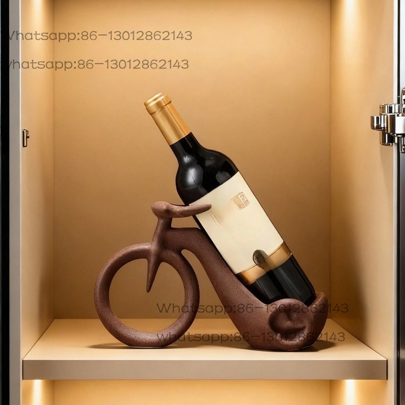 1 個の新しい高級クリエイティブワインラックオーナメント L - Home Bar And Cabinet のレビューと価格