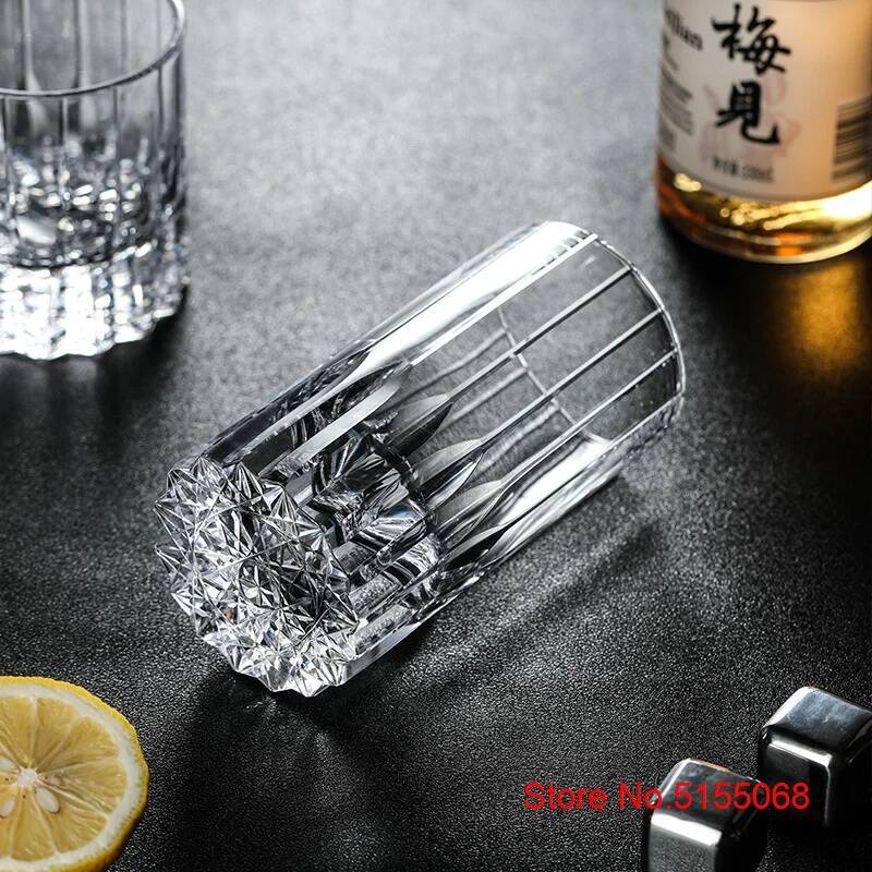 高級江戸切子クリスタルアステリズムローボールハイボールウイス - Highball Glass Set のレビューと価格