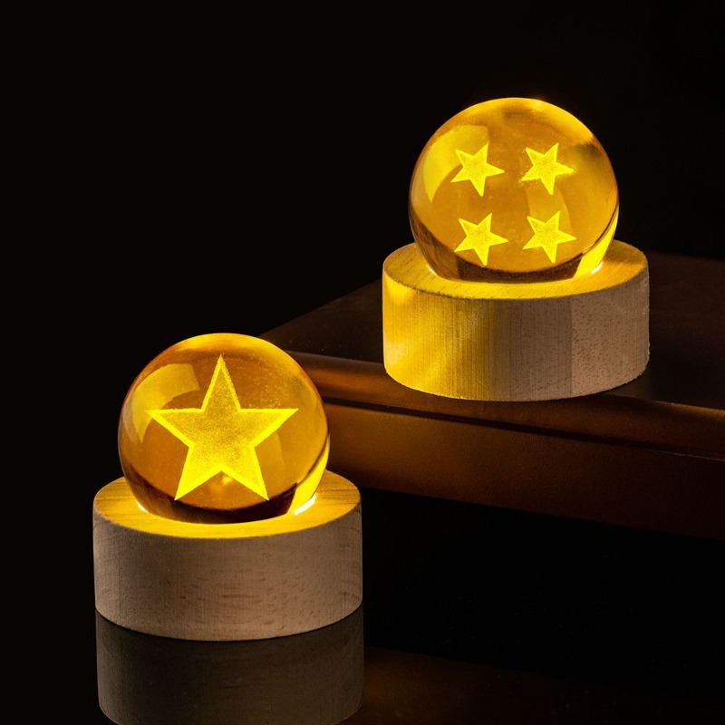 ドラゴンボールスタークリスタルボール雰囲気ランプ高色値寝室ク - Highball Glass Set のレビューと価格