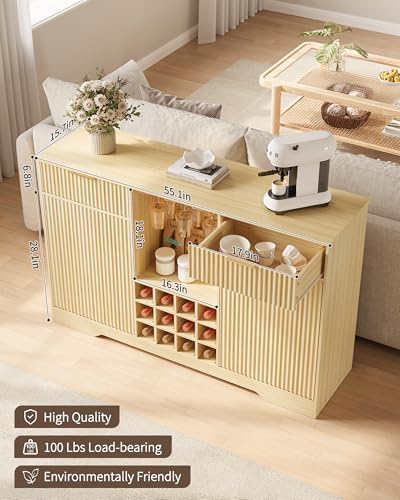 55インチ フルート型ワインバーキャビネット - 家庭用収納 - Home Bar And Cabinet のレビューと価格