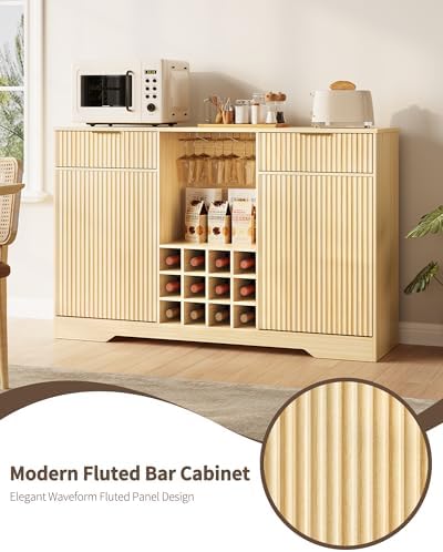 55インチ フルート型ワインバーキャビネット - 家庭用収納 - Home Bar And Cabinet のレビューと価格