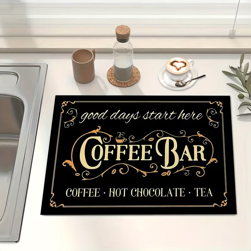 コーヒーマシンマット、電子レンジマット、トースターマット、カ - Home Bar Supplies のレビューと価格