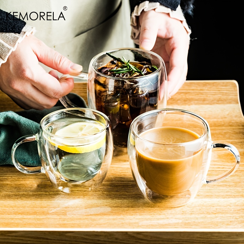 二重壁の耐熱ガラスカップ,牛乳,ウイスキー,お茶,ビール,エ - Highball Glass Set のレビューと価格
